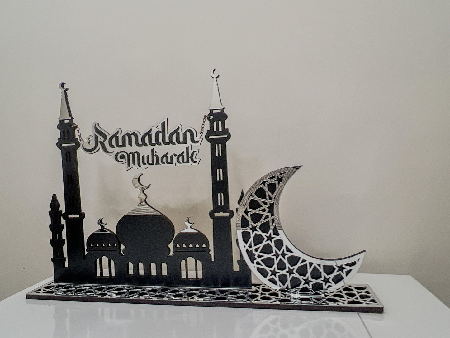 Islamic Home Decor and Wall Art,Eid Mubarak Signs,Muslim gifts,Ramadan Decoration,Eid Mubarak Decor for Tables,Ramadan Kareem