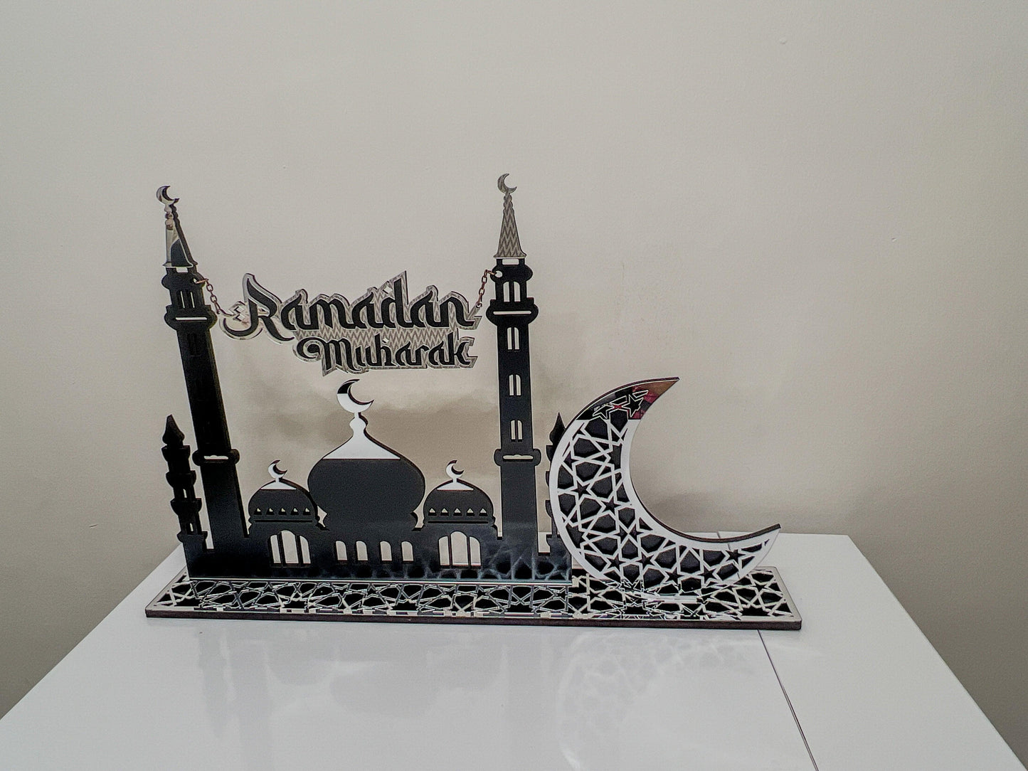 Islamic Home Decor and Wall Art,Eid Mubarak Signs,Muslim gifts,Ramadan Decoration,Eid Mubarak Decor for Tables,Ramadan Kareem