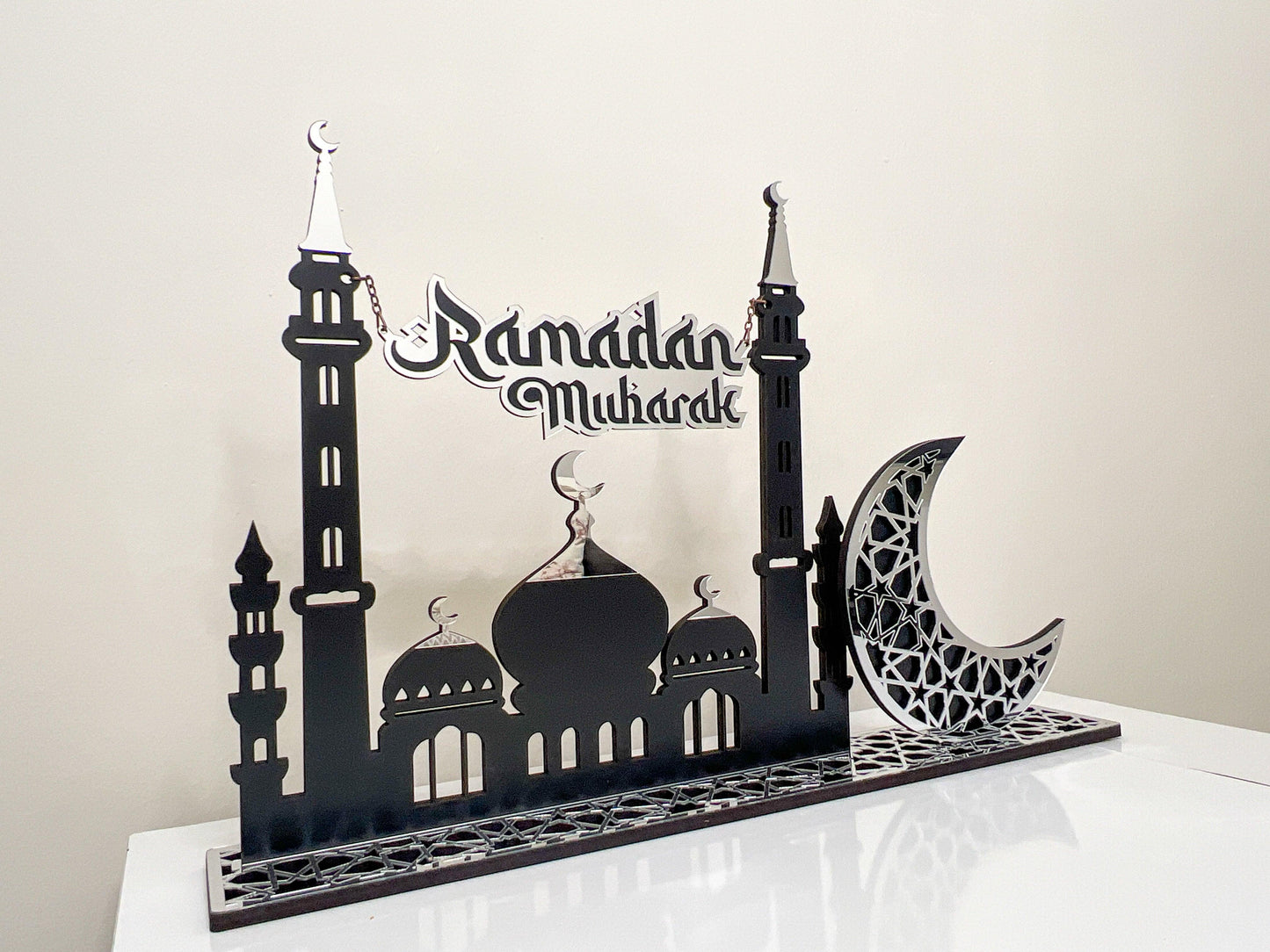 Islamic Home Decor and Wall Art,Eid Mubarak Signs,Muslim gifts,Ramadan Decoration,Eid Mubarak Decor for Tables,Ramadan Kareem